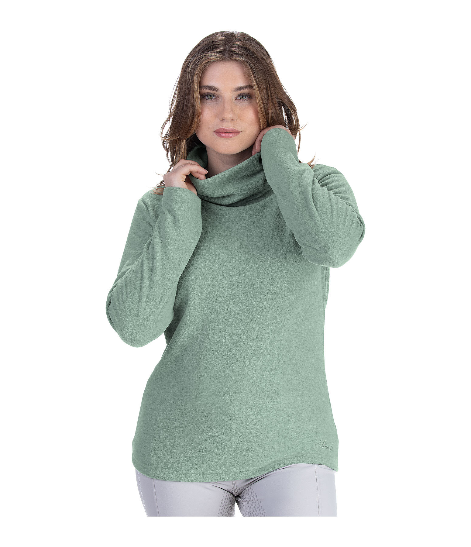 Fleece-Rollkragenpullover Thea