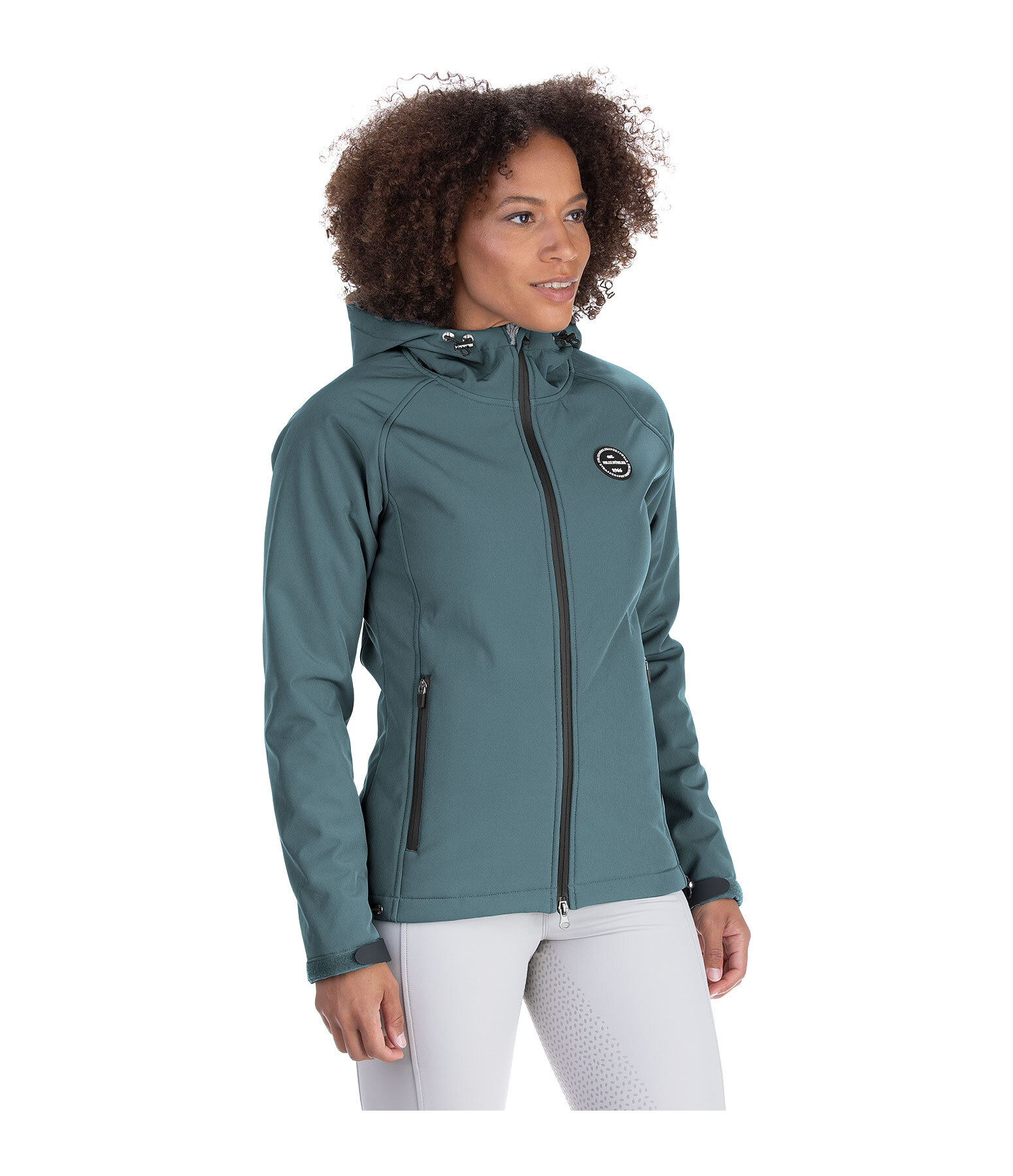 Kapuzen-Softshell-Reitjacke Lara