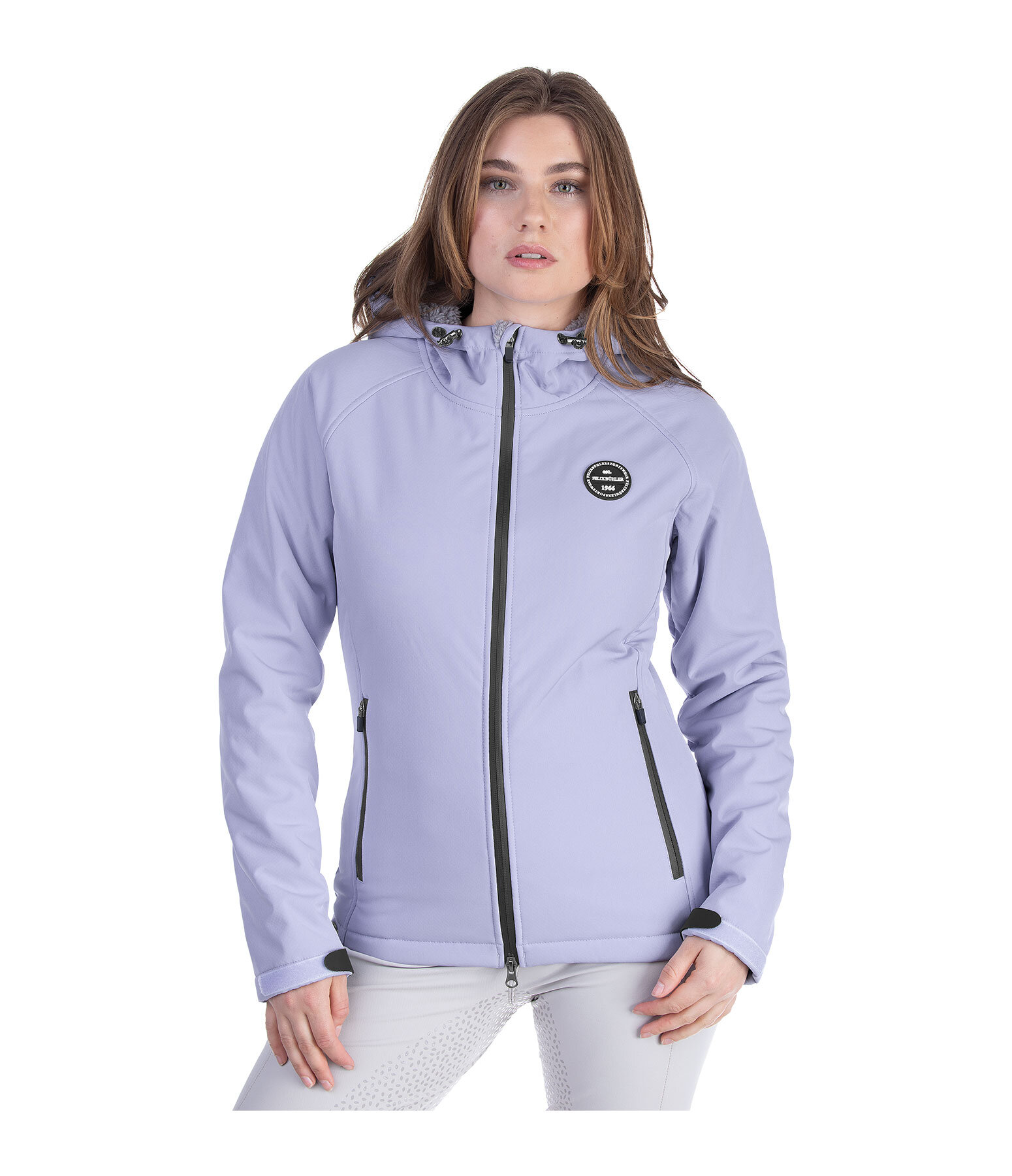 Kapuzen-Softshell-Reitjacke Lara