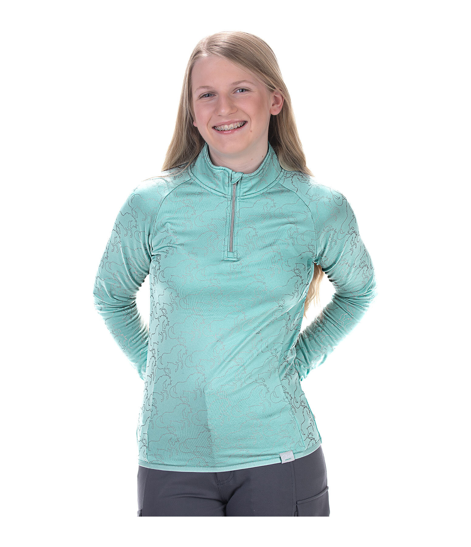 Kinder-Funktions-Stretch-Pullover Xena