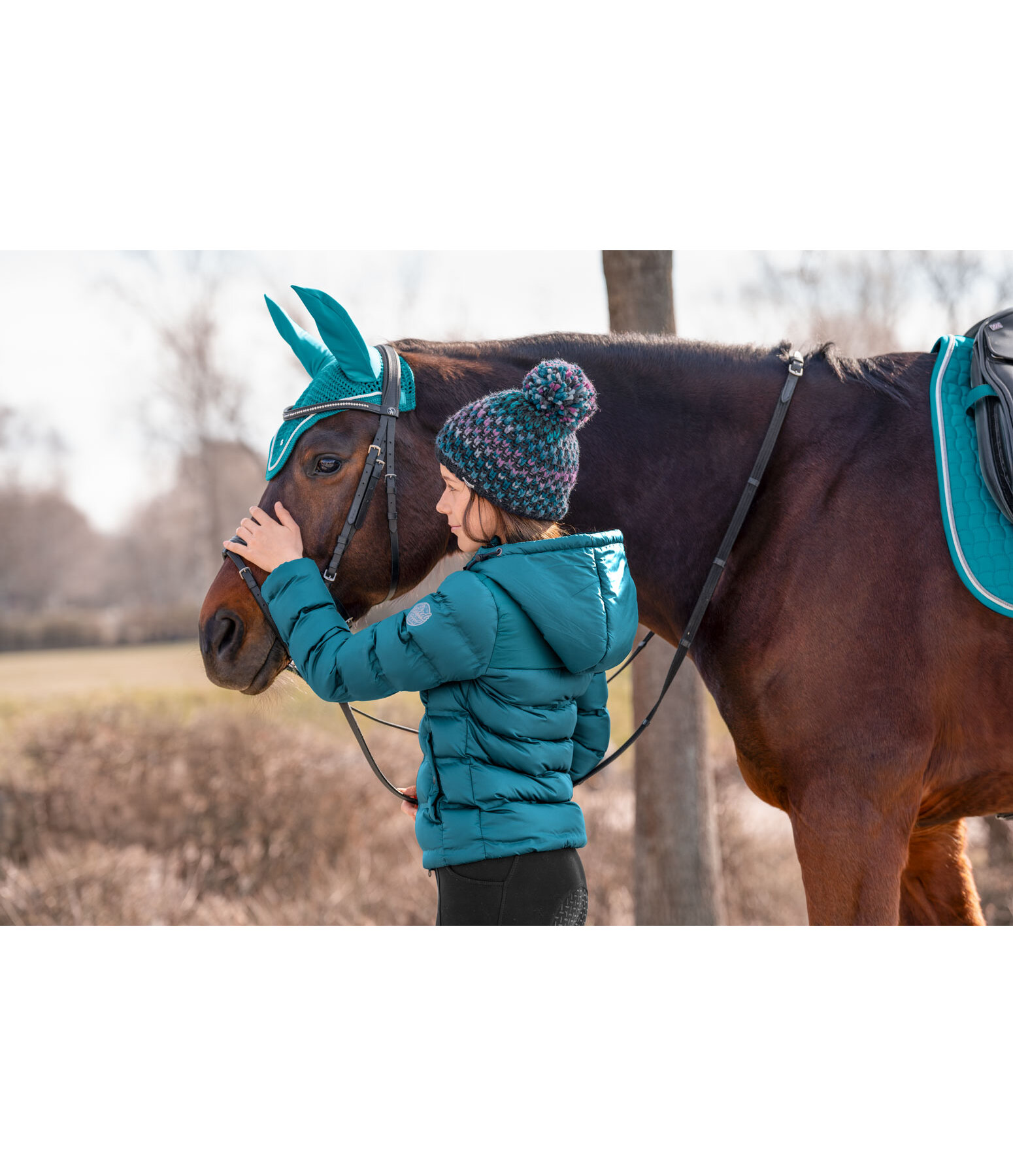 Kinder-Winter-Steppreitjacke Fenna