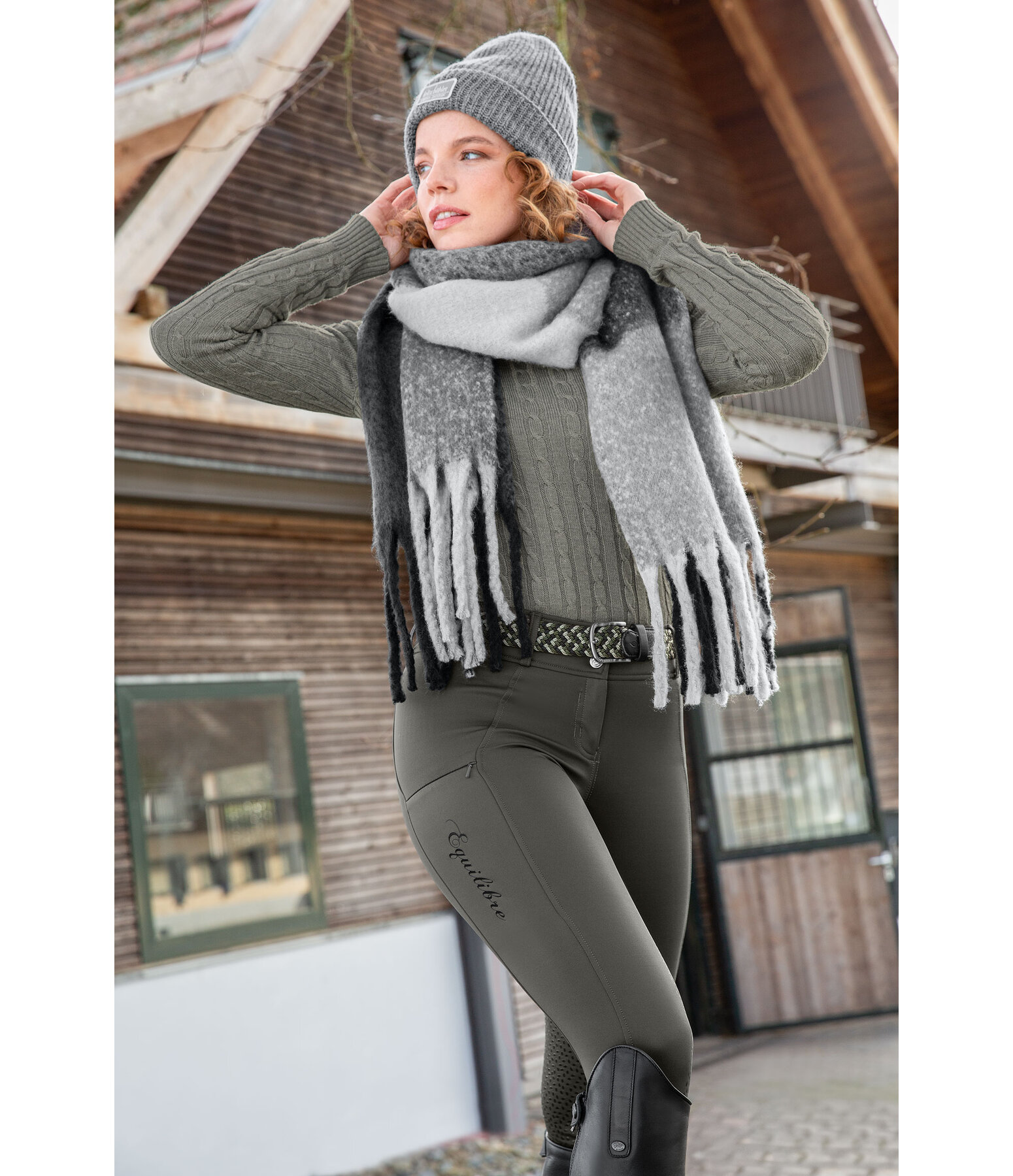 Hybrid Grip-Winterreithose Marleen