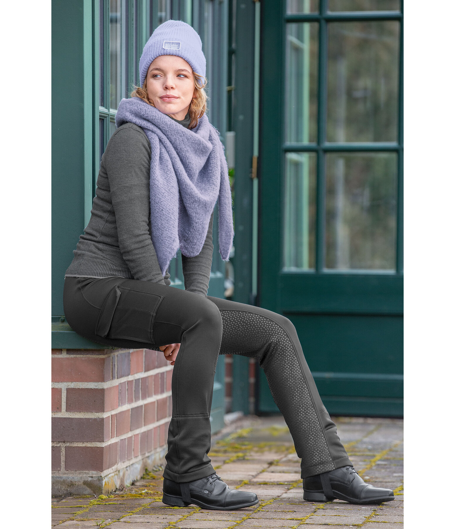 Grip-Jodhpur-Winterreitleggings Mathilda